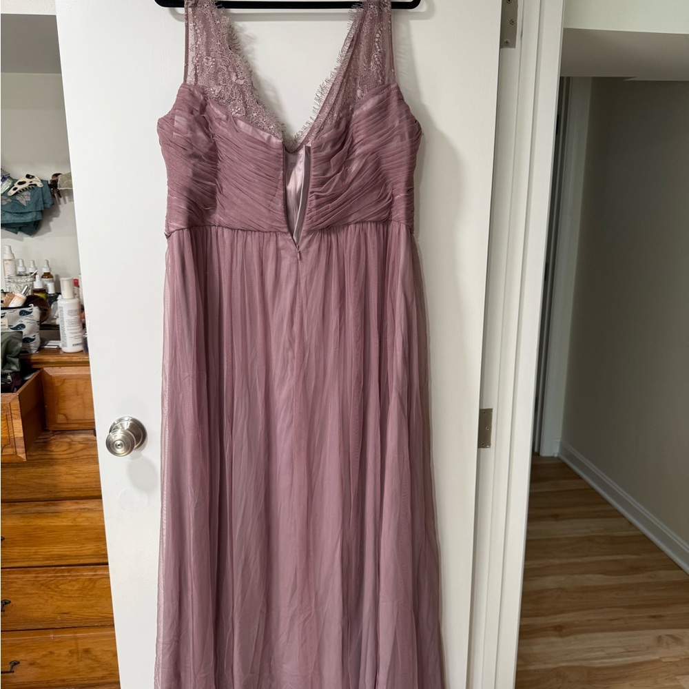 Elegant Mauve Evening Gown - from Anthropologie - Picture 5 of 8